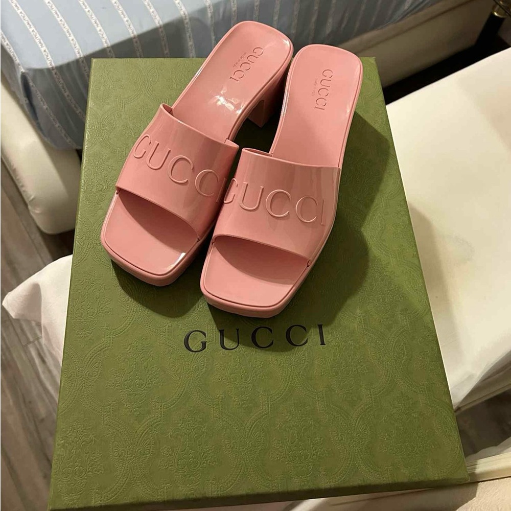 Gucci Pink Women's Mules